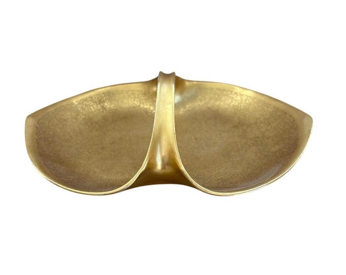 Pickard China Chicago Gold Encrusted Divided Dish Tielsch Tillowitz