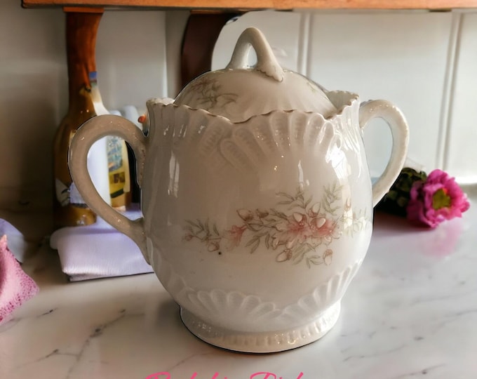 Carlsbad Comapny Sugar Bowl & Lid  made in Austria