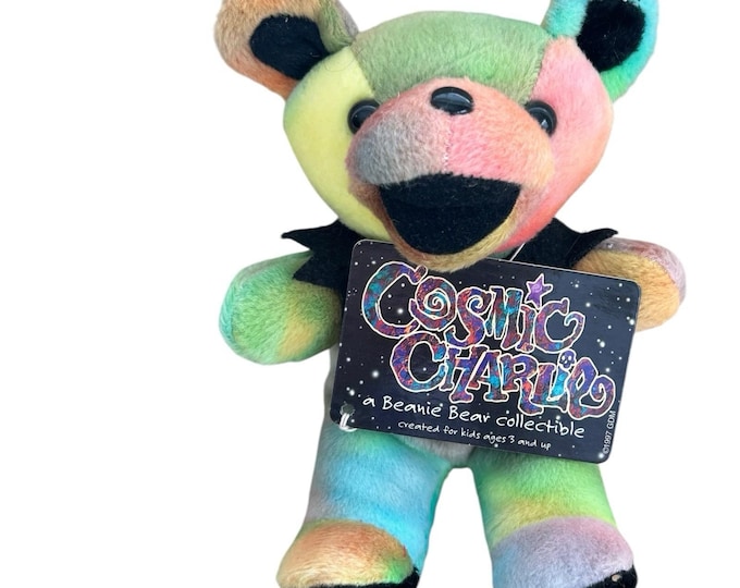 Gratful Dead plush bear  1997 Cosmic Charlie 1-8-66 The Fillimore Steven Smith