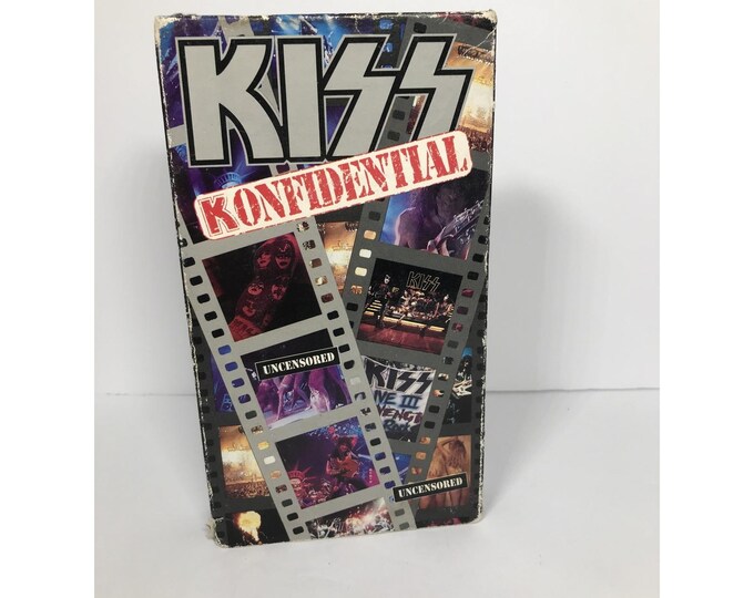 Kiss Konfidential (Uncensored) VHS, 1993