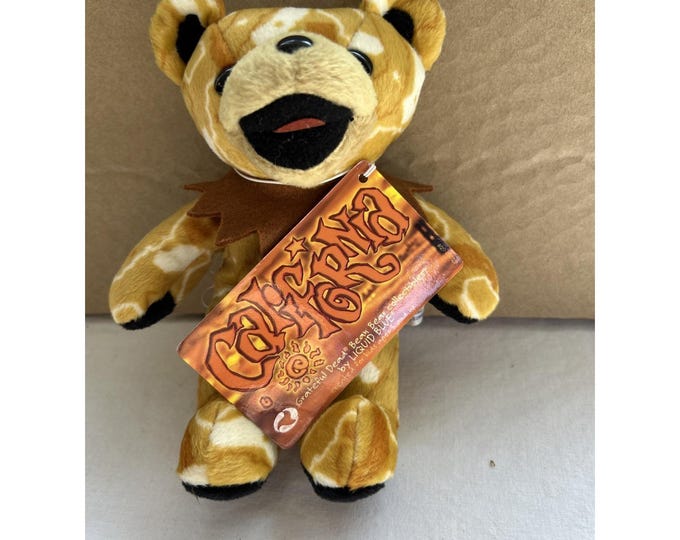Grateful Dead Bears 2000 Liquid blue bean bear CALIFORNIA '77