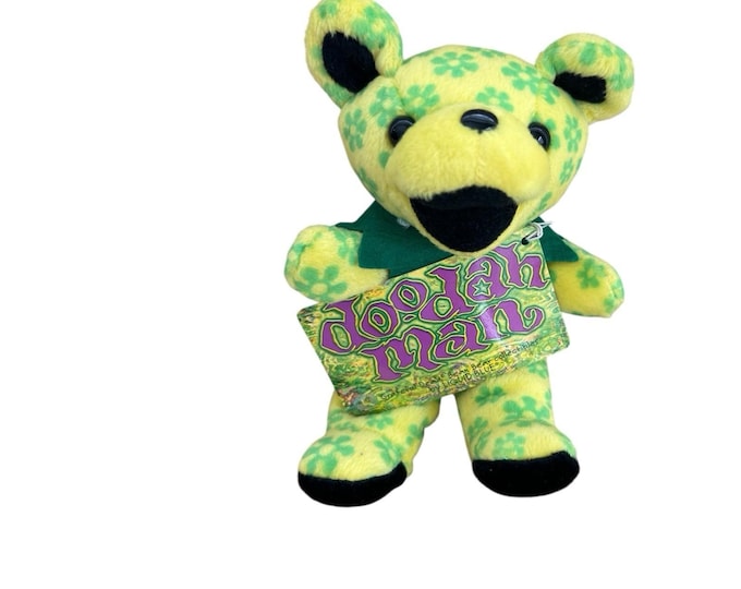 Gratful Dead plush bear 1998 Doodah Man 8-18-70 Fillmore West