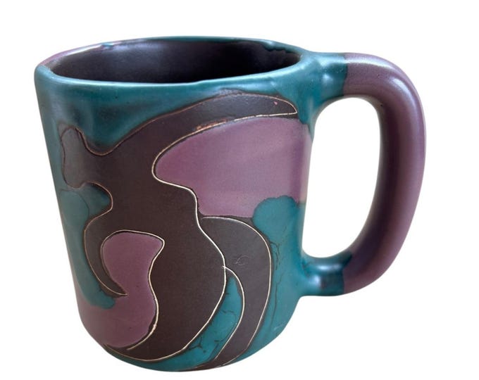 Mara Mexico Mug Women  Coffee Pottery Stoneware
