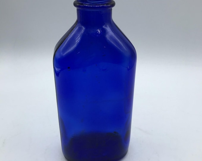 VintagePhillips Milk of Magnesia Cobalt Blue Bottle