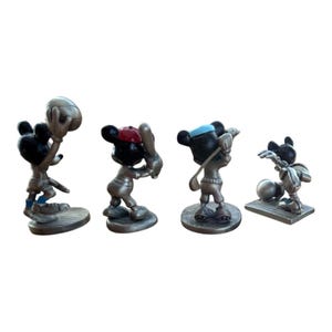 Mickey Mouse Disney Pewter Figurines by Hudson USA set of 4 image 9