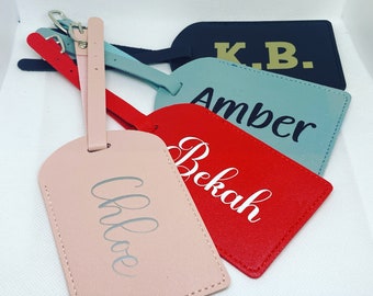 Personalised luggage tag, travel accessory