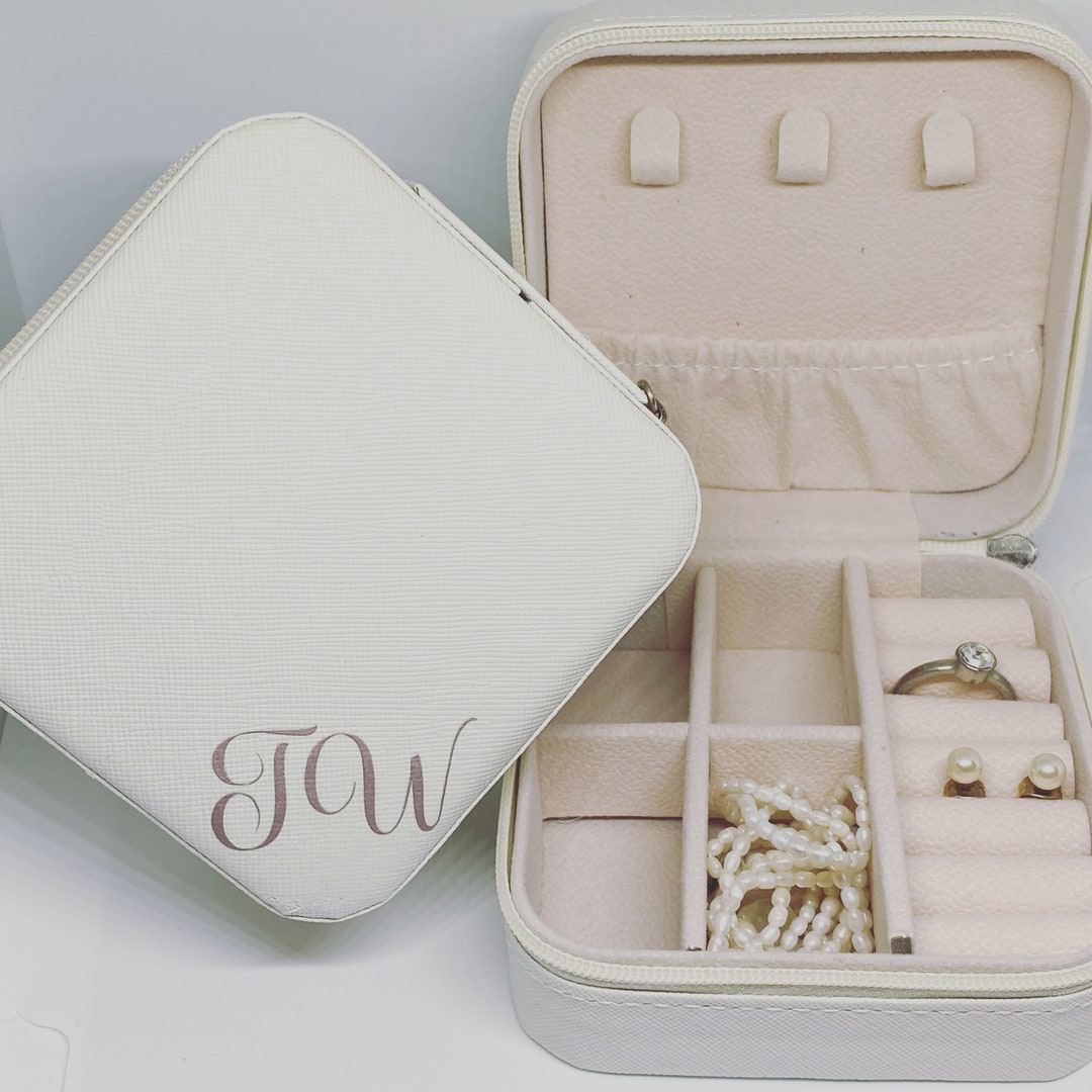 Personalised Travel Jewellery Box Various Colours Etsy UK