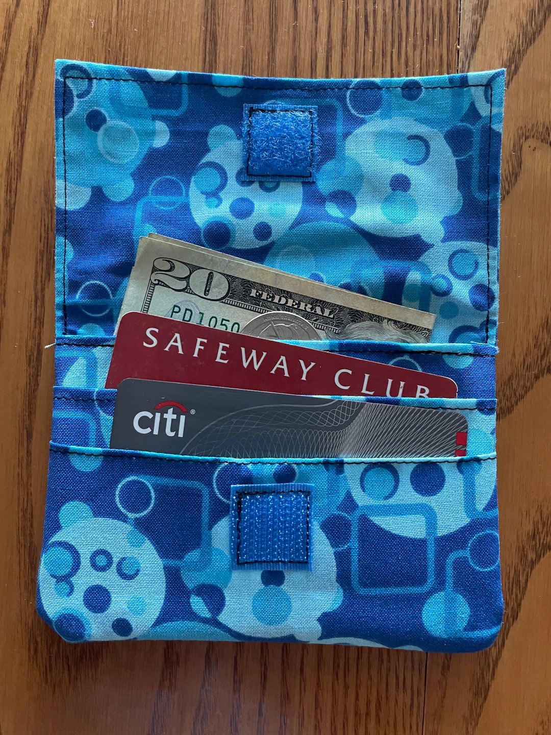 Simple Handmade Fabric Wallet in Many Prints set 4 Etsy