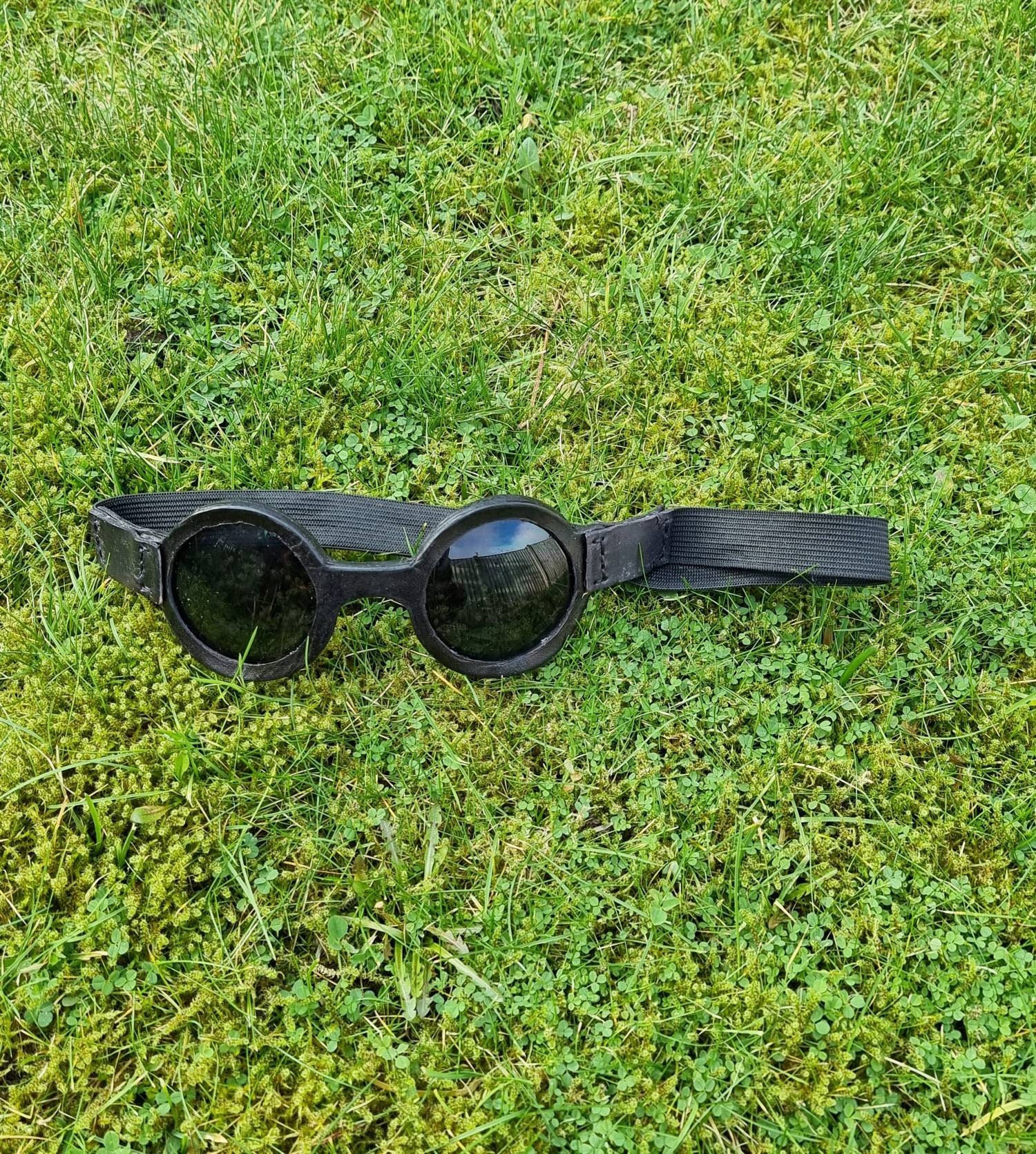 Steampunk Goggles Burning Man Goggles Riddick Goggles Aviator Etsy UK