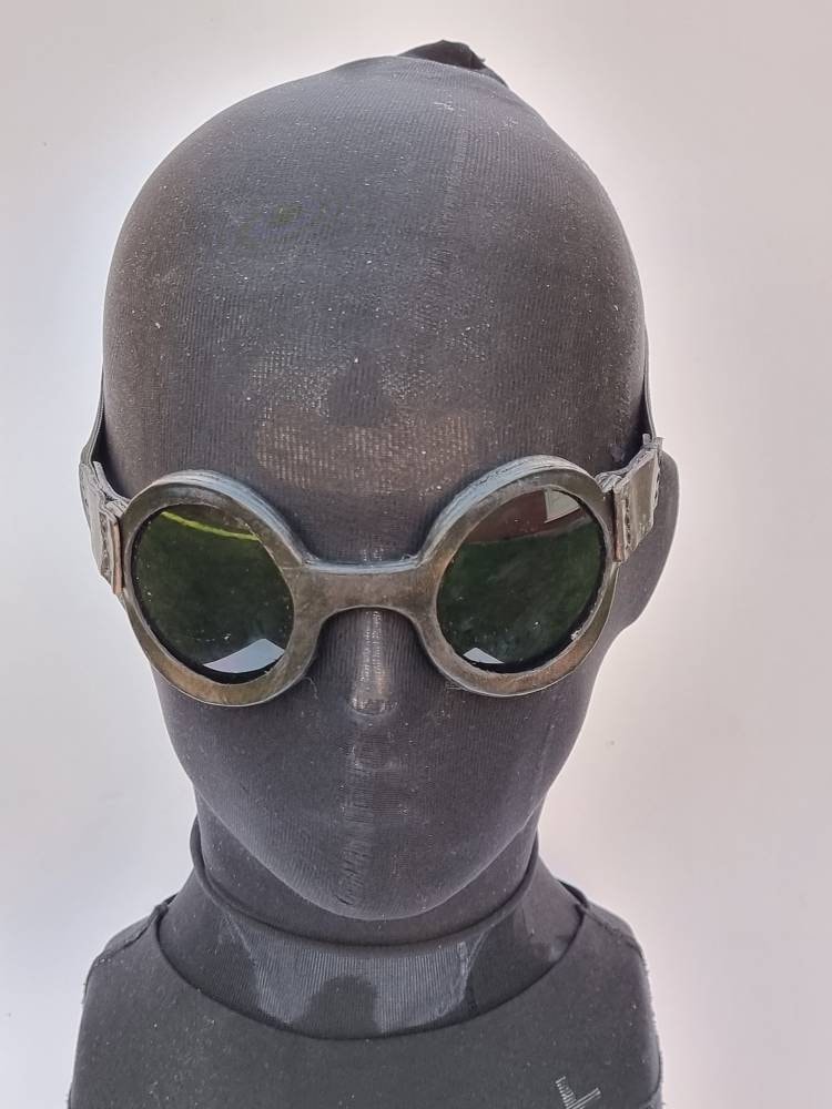 Steampunk Goggles Burning Man Goggles Riddick Goggles Aviator Etsy UK