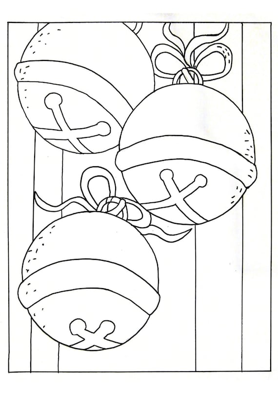 Images of christmas cheap bells for coloring