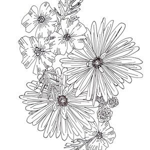 Flower Coloring Page