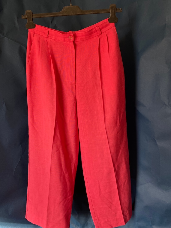 vintage pleated trousers - image 1