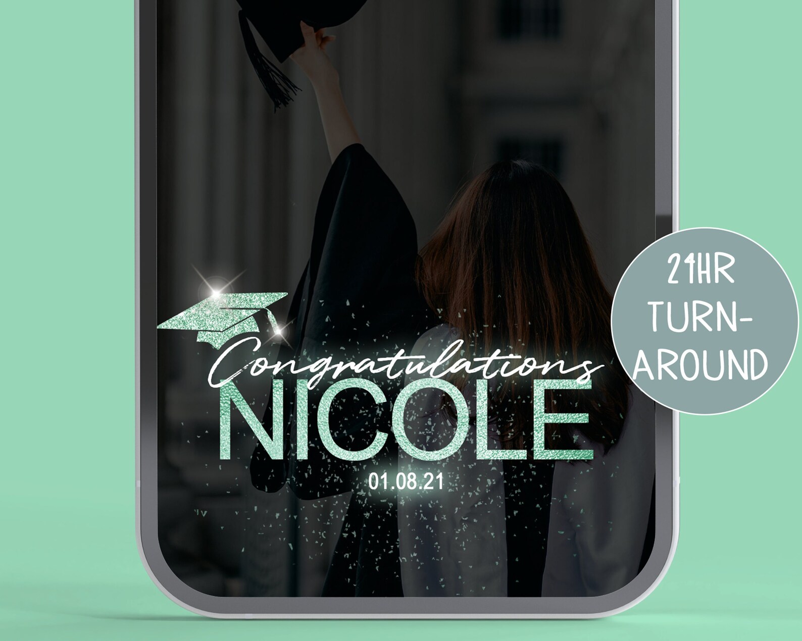 Personalised Graduation Snapchat Filter Customised Graduation Etsy UK