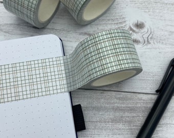 Extra Wide Grid Washi Tape | Decorative Tape