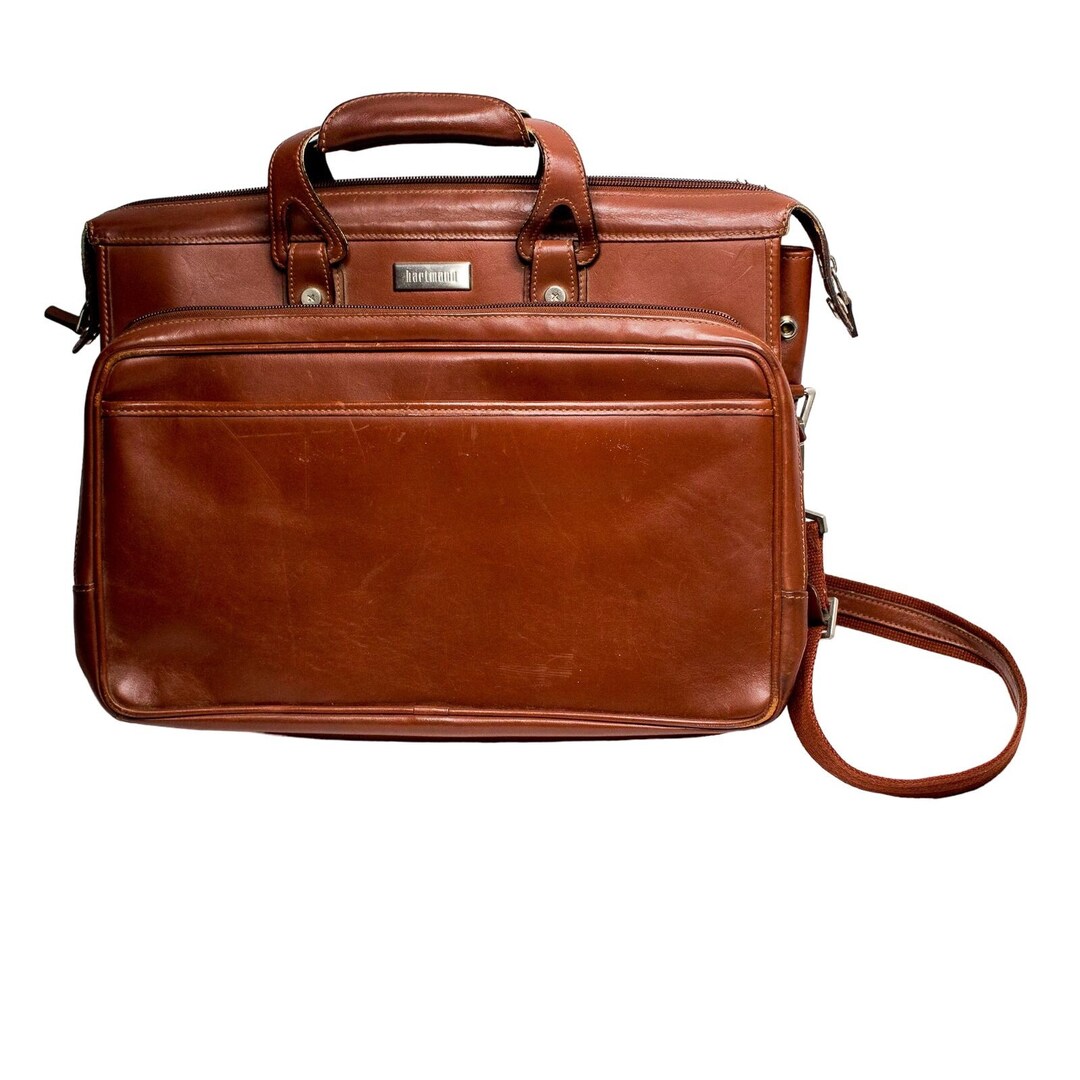 Vintage Hartmann Leather Briefcase Belting Messenger Bag Carry - Etsy