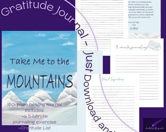 Printable Journal - Take Me to the Mountains Edition