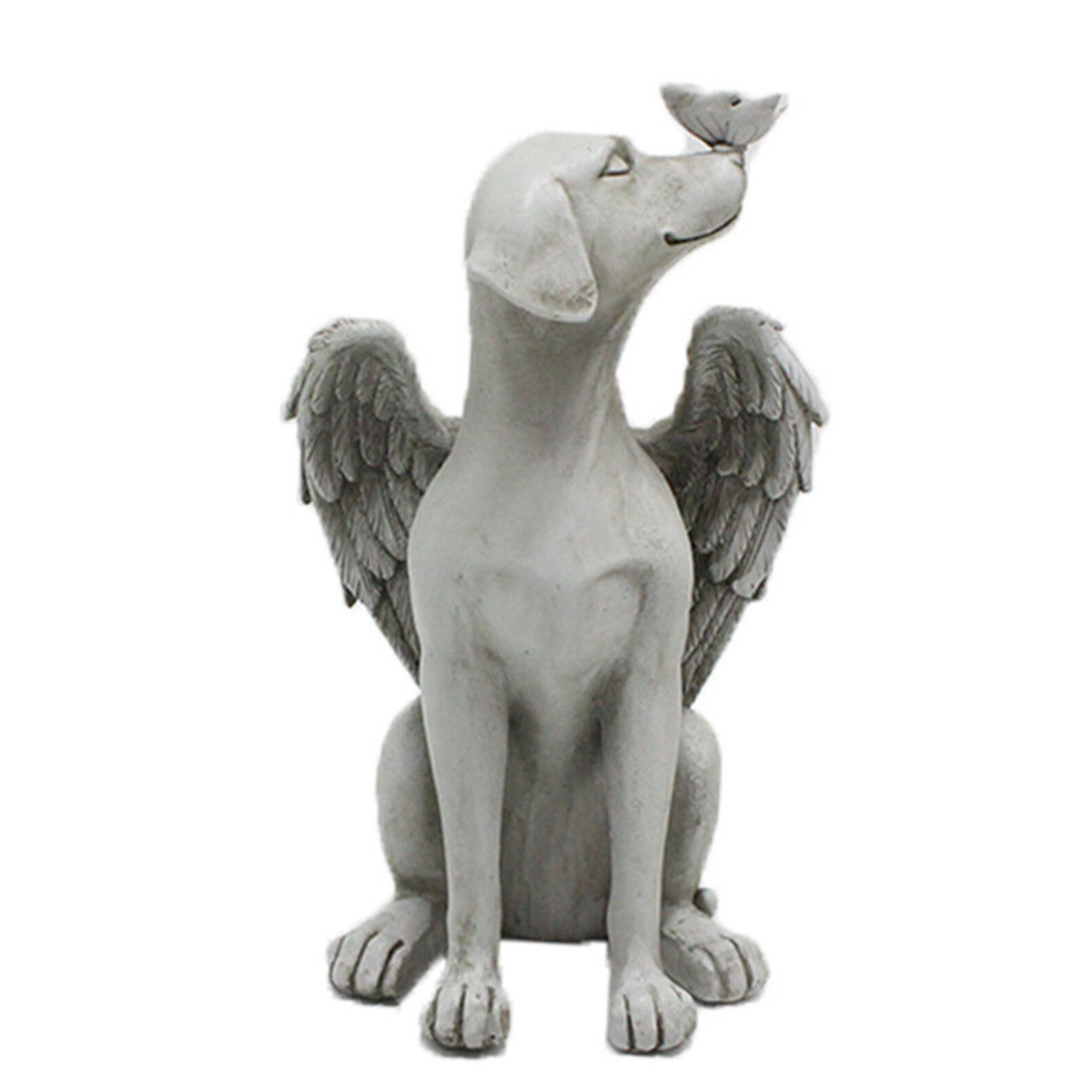 Dog Memorial Statue Pet Memorial Gifts Handmade Angel Dog Etsy