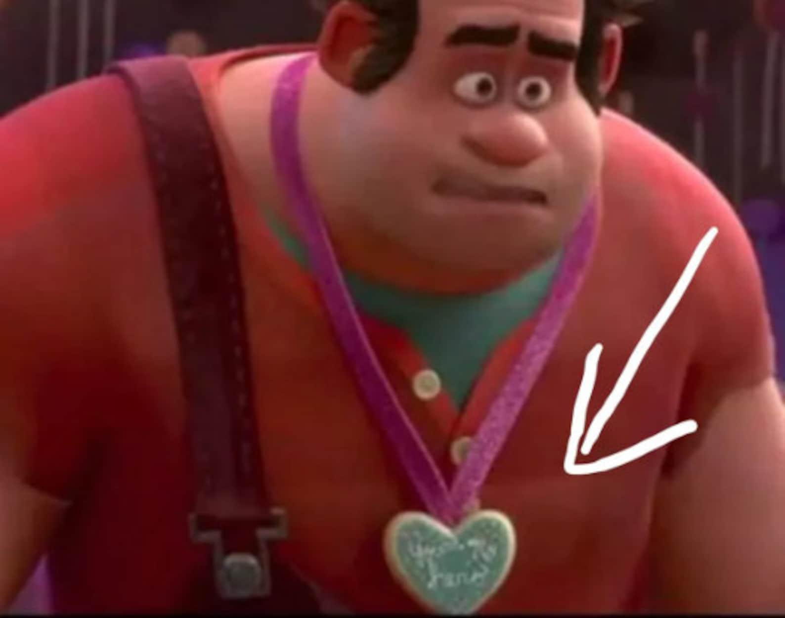 You Re My Hero Wreck It Ralph Wreck It Ralph You're My Hero Cookie Medal Pendant - Etsy