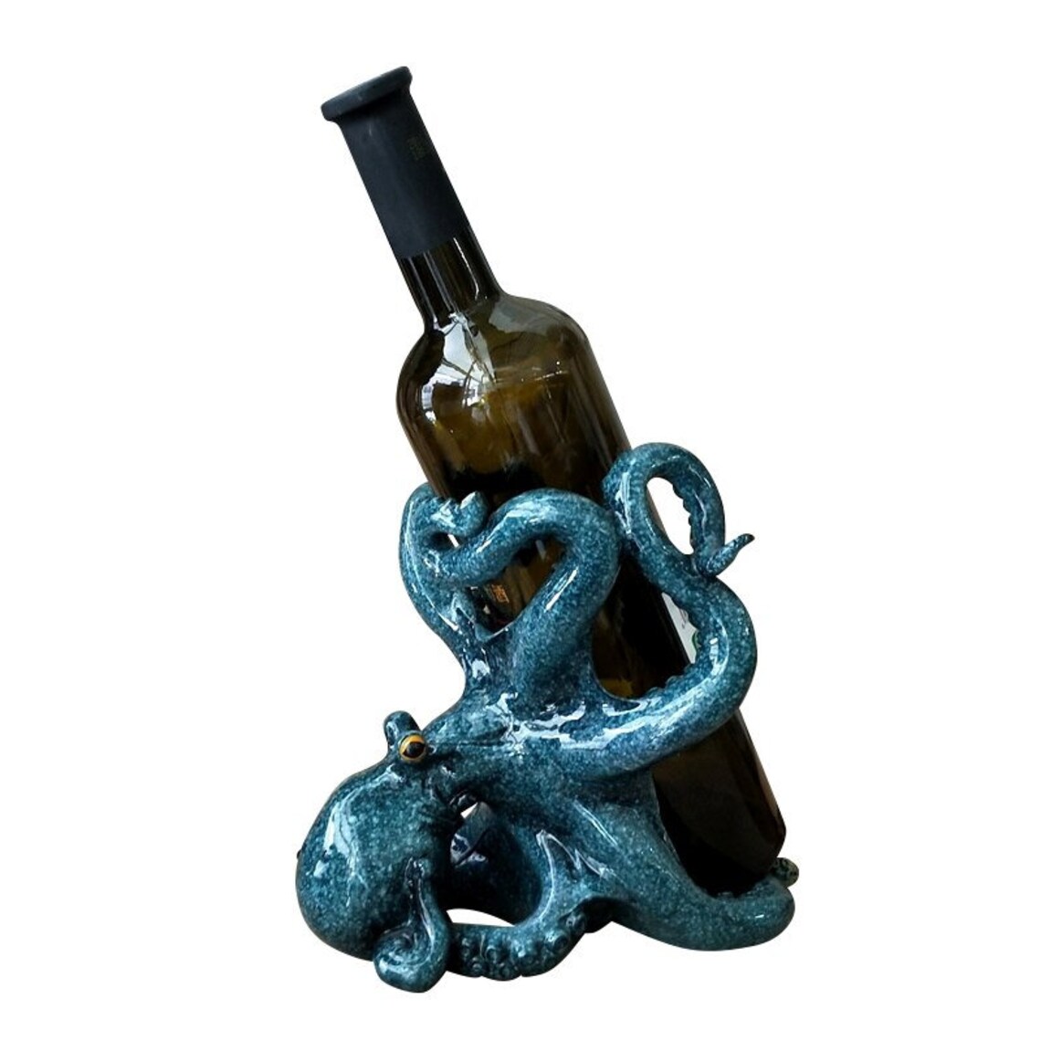 Octopus Wine Rack Octopus Mug Holder Sculpture Octopus Decor Etsy