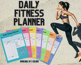 Digital 7 Day Fitness Planner