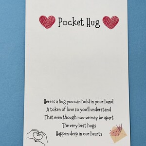 Carte poème câlin de poche (téléchargement numérique)