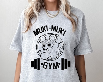 Gym Shirt, Mouse Workout Shirt, Crossfit Tee, Bodybuilding Shirt, Gym Shirt, Funny Mouse Shirt, Fitness Shirt, Barbell Tee, Anime Shirt