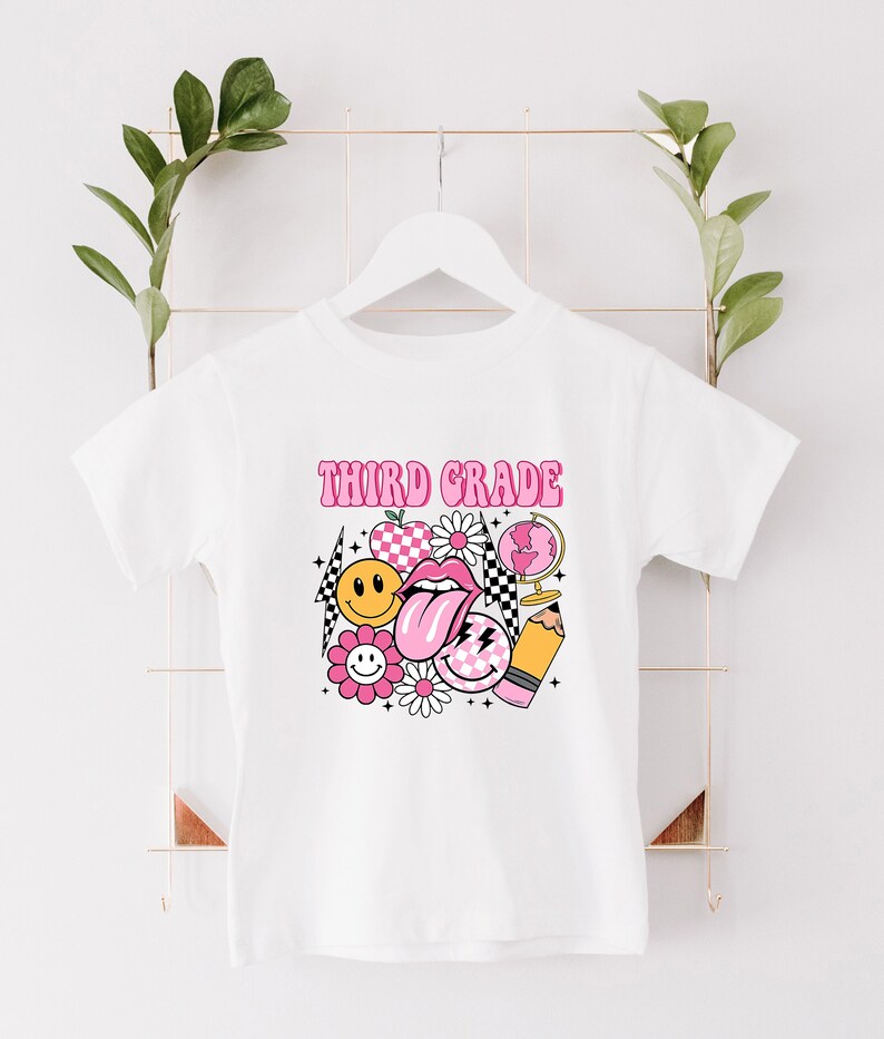 Third Grade Shirt, Third Grade Kids Shirt, Student Gift, Gift for Kids, 3rd Grade, Third Grade, Back to School Shirt image 3