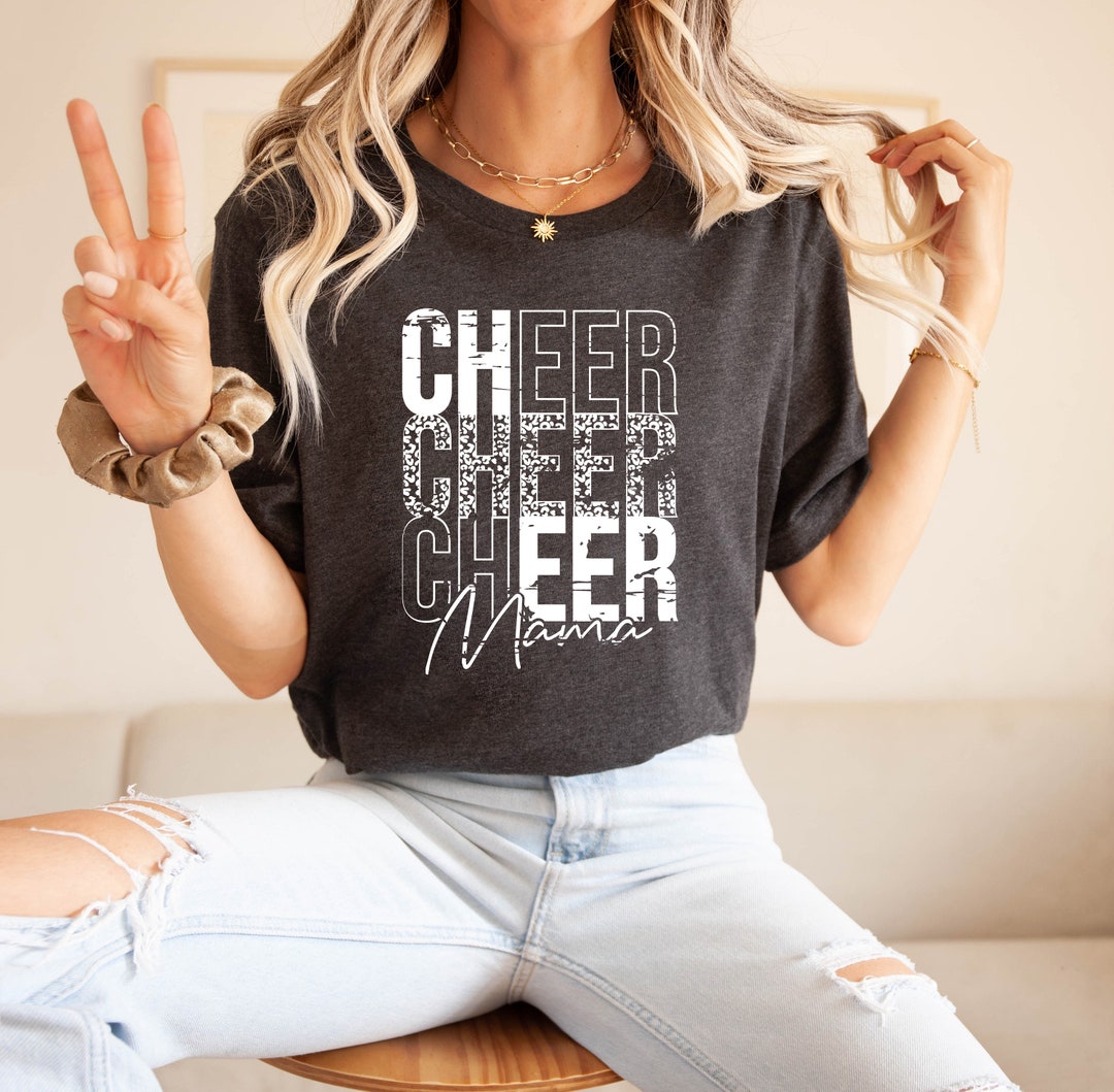 Cheer Mama Shirt, Cheer Mom Gift, Cheerleader Mama, Cheerleading Mama ...