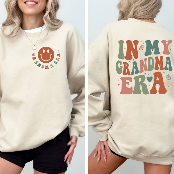 In My Grandma Era Shirt, Christmas Gift For Grandma, Family Shirt, Shirt For Grandma, Gift For New Grandma, Mother's Day Gift, Cute Gift