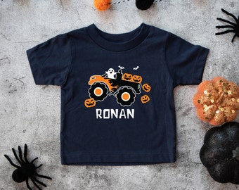 Halloween Monster Truck Shirt, Boy's Halloween Shirt, Boy's Monster Truck Shirt, Truck Halloween Shirt, Toddler Shirt, Halloween Shirt