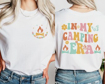 In My Camping Era Shirt, Camping Shirt, Summer Vacation Shirt, Retro Summer Camp Sweatshirt, Summer Vibes Shirt, Camping Lover T-Shirt
