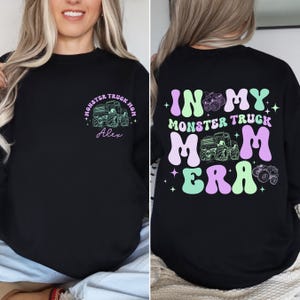 Custom Monster Truck Mom Shirt, In My Monster Truck Mom Era Tee, Boy Mom Shirt, Race Day Mom Shirt, Monster Jam Mom Gift image 4