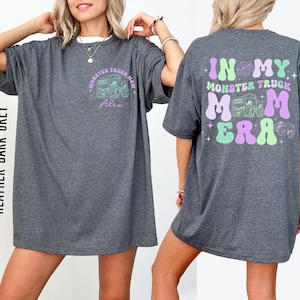 Custom Monster Truck Mom Shirt, In My Monster Truck Mom Era Tee, Boy Mom Shirt, Race Day Mom Shirt, Monster Jam Mom Gift image 11
