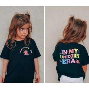 In My Unicorn Era Shirt, Unicorn Gift, Mythical Creature Shirt, Funny Fantasy Animal Gift, Retro Kids Shirt, Mama's Little Girl Shirt