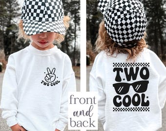 Two Cool Kids Shirt, 2nd Birthday Shirt, Second Birthday Gift, 2nd Birthday Party Tee, Two Years Old Boy Shirt, Girl Birthday Party Shirt