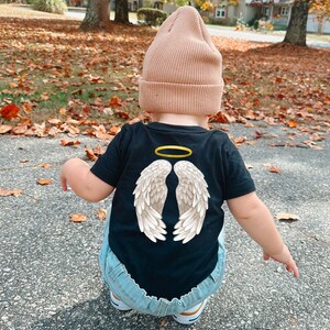 Angel Wings Kids Shirt, Angel Wings Shirt Back, Kids Angel Wings, Wings On The Back Toddler Tee, Angel Baby Top, Guardian Angel Youth
