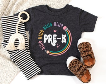 Pre-K Kindergarten, Kindergarten Teacher, Kindergarten Shirt, Teacher Shirt, Field Trip Shirt, Alphabet Shirt, Gift For Teachers