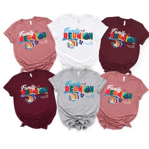 Personalized Family Reunion Shirt, Matching Family Shirts, Family Vacation Matching Shirts, Funny Matching Family Shirts, Reunion Trip Tee