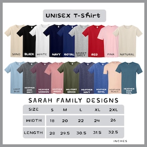 a group of t - shirts with different colors and sizes