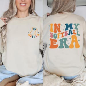 In My Softball Era Shirt, Softball Game Day Shirt, Custom Softball Team Tee, Softball Mom Shirt, Travel Ball Outfit