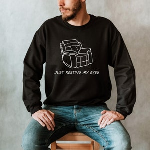 Just Resting My Eyes T shirt, I&#39;m Not Sleeping Shirt, Dad Shirt, Grandpa & Father tshirt, Funny Grandpa Tee, Father&#39;s Day Gift