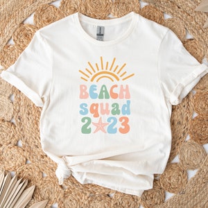 Custom Beach Squad, Girls Summer Shirt, Vacation Shirt, Hawaii Vacation Shirt, Beach Shirt, Summer Vacation, Family Matching, Girls Trip
