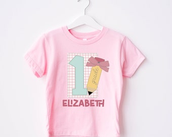 Custom First Grade Shirt, Second Grade Shirt, Custom Name School Shirt, Back To School Shirt, First Day Of School Gift Shirt
