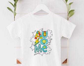 Autism Kids Shirt, Au-So Me Shirt, Autism Puzzle T-Shirt, For Toddler, Autistic Kids Shirt, Awesome Autism Youth Shirt, Autism Tee