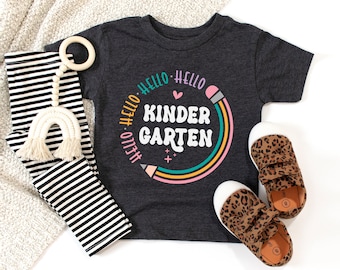 Kindergarten, Kindergarten Teacher, Kindergarten Shirt, Teacher Shirt, Field Trip Shirt, Alphabet Shirt, Gift For Teachers