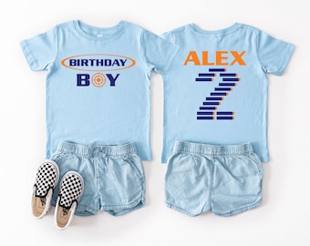 Camiseta de cumpleaños con objetivo de tiro de dardos, camiseta de cumpleañero, atuendo de fiesta, regalo de cumpleañero, camiseta de segundo cumpleaños, quinto cumpleaños, tercer cumpleaños