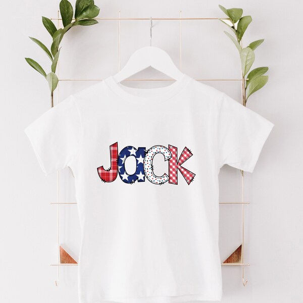 4th of july boys diy shirts