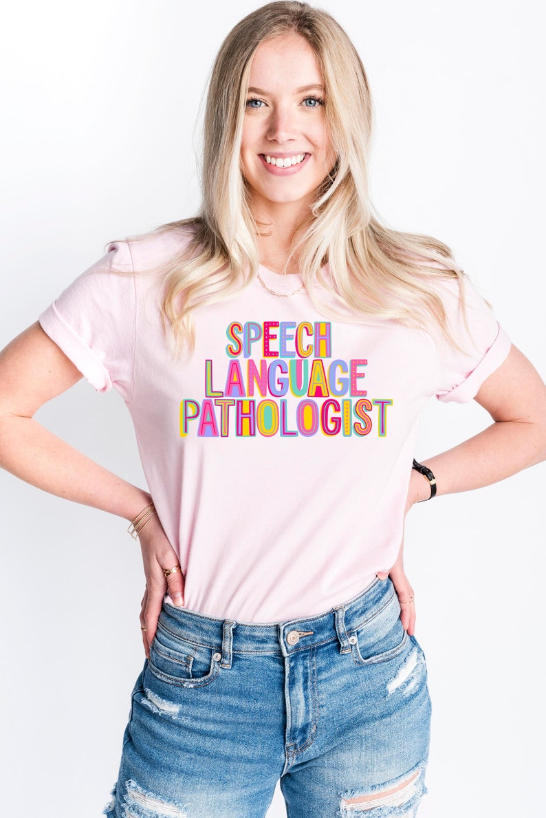Speech Language Pathologist Shirt, Speech Pathology Tee, Teacher Shirts, Cute Speech Therapy Shirt, Speech Therapist Tee, Gift For Therapist image 3