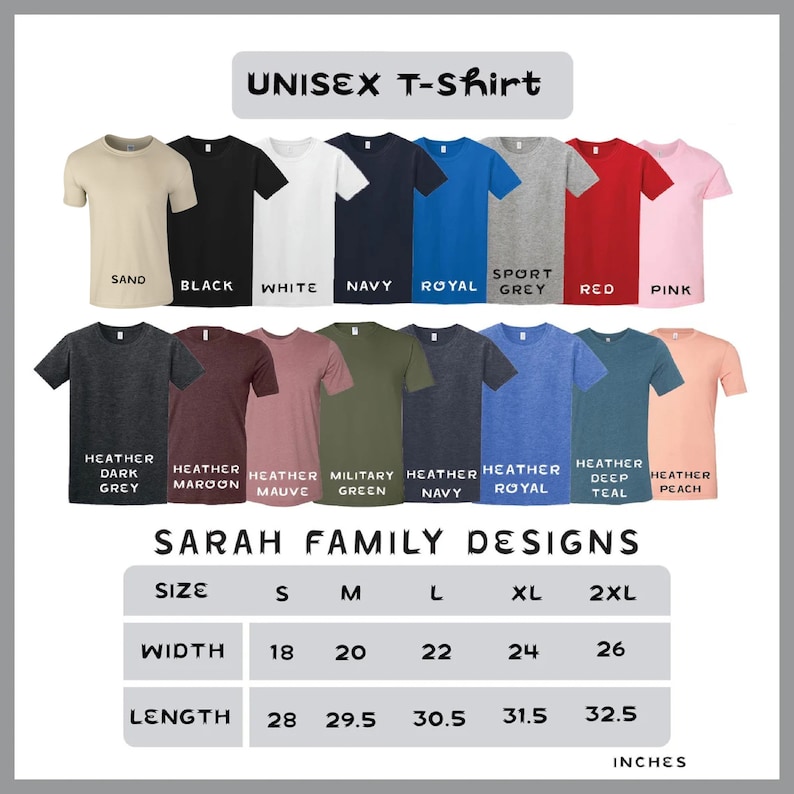 a group of t - shirts with different colors and sizes
